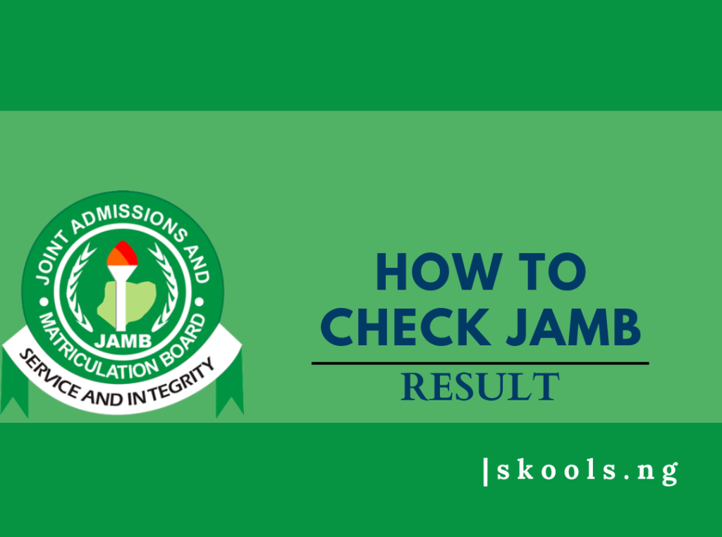 how to check 2023 JAMB result