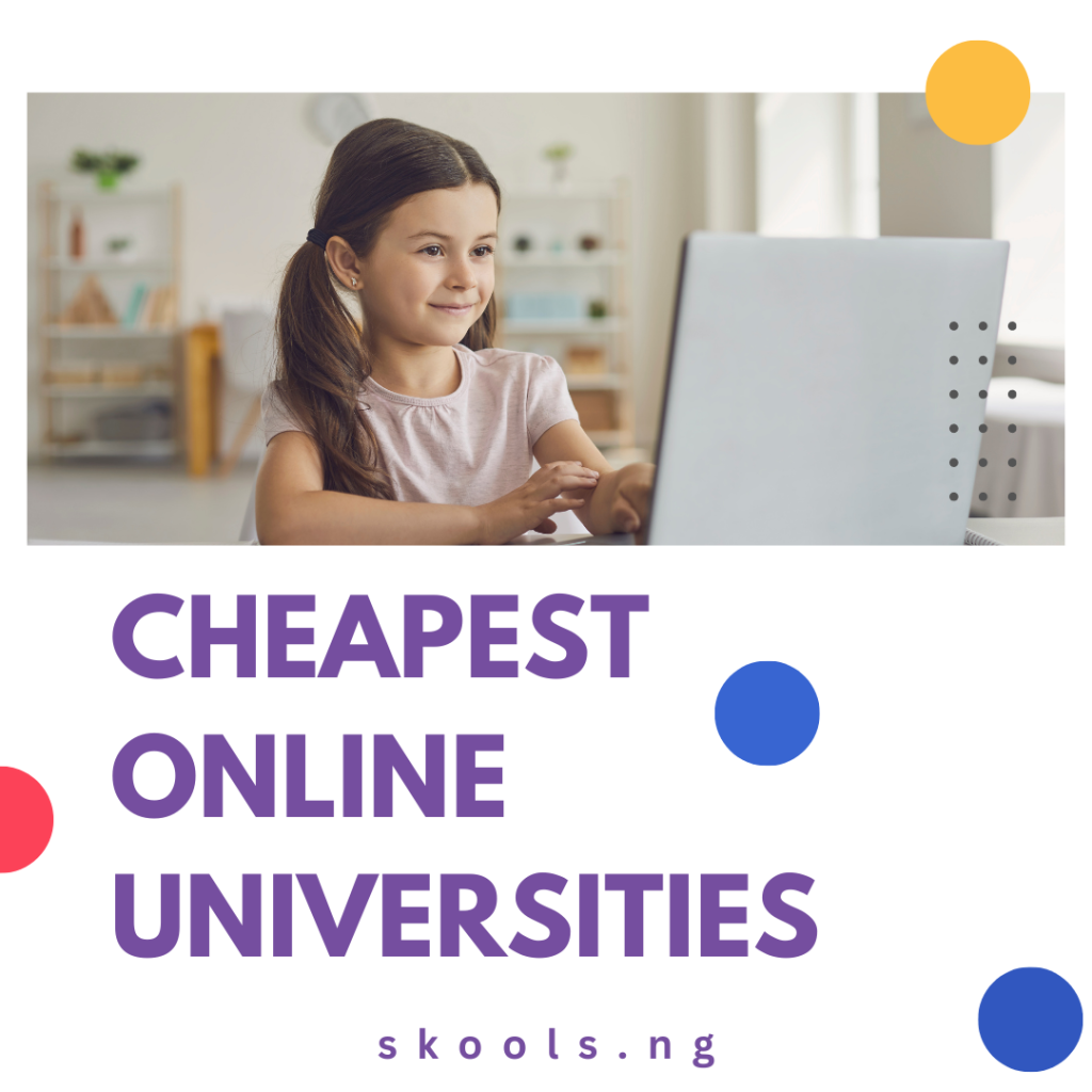 Cheapest Online Universities